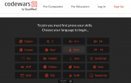 موقع CodeWars لتطوير مهارات البرمجة من خلال التعليم الجماعي